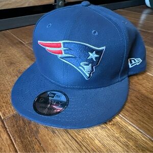 New Era Navy Cap with Red and White Embroidery